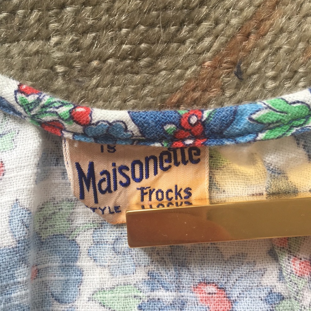 Vintage '50s floral top - Picture 2 of 6